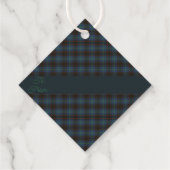 Zuhause Modern Original Scottish Tartan Geschenkanhänger (Rückseite)