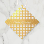 Zuhause Modern Original Scottish Tartan Geschenkanhänger (Vorderseite)