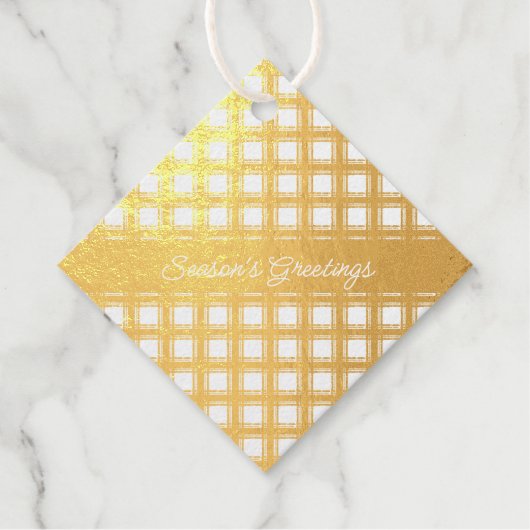 Zuhause Modern Original Scottish Tartan Geschenkanhänger (Vorderseite)