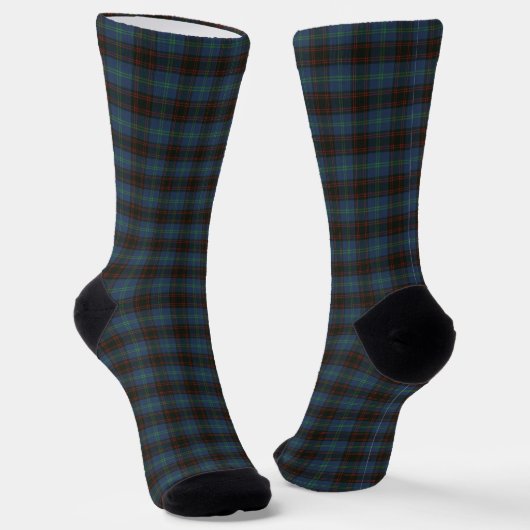 Zuhause Modern Original Scottish Tartan Socken (Gewinkelt)