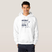 Zuhause Moin Lighthouse Seagull Nordsee Hoodie (Vorne ganz)