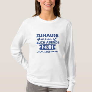 Zuhause Moin Norddeutscher Anker Nordsee Ostsee T-Shirt