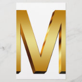 Zuhause Monogram Briefpapier (Vorderseite)