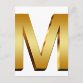 Zuhause Monogram Postkarte (Vorderseite)