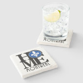 ZUHAUSE Montreal Steinuntersetzer (Seitenansicht)