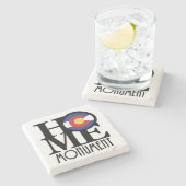 ZUHAUSE Monument Steinuntersetzer (Seitenansicht)