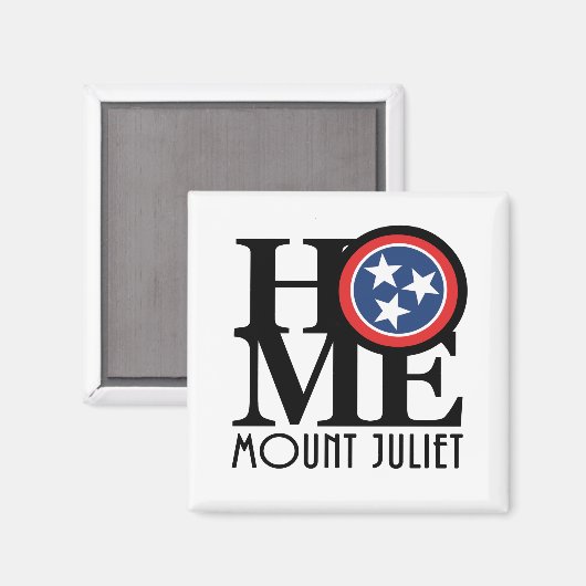ZUHAUSE Mount Juliet Tennessee Magnet (Vorderseite/Rückseite)