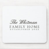 Zuhause Mousepad (Vorne)