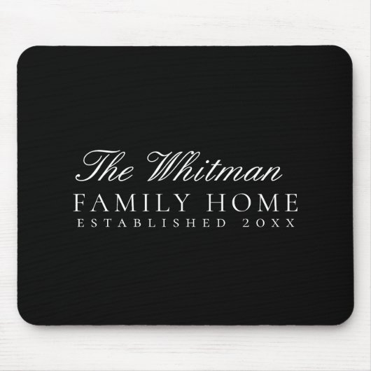 Zuhause Mousepad (Vorne)