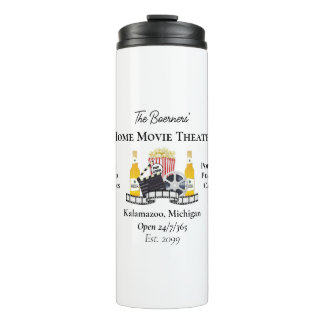 Zuhause Movie Theater Popcorn Clapperboard Film Thermosbecher