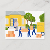 Zuhause Moving Service Visitenkarte (Vorderseite)