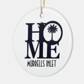 ZUHAUSE Murrells Inlet Keramik Ornament (Links)