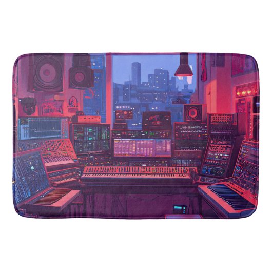 Zuhause Music Studio Badematte (Vorderseite)