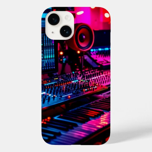 Zuhause Music Studio Case-Mate iPhone Hülle (Rückseite)
