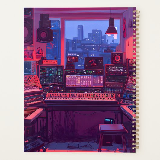 Zuhause Music Studio Planer (Rückseite)