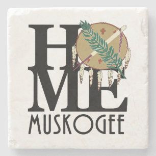 ZUHAUSE Muskogee Oklahaoma Steinuntersetzer