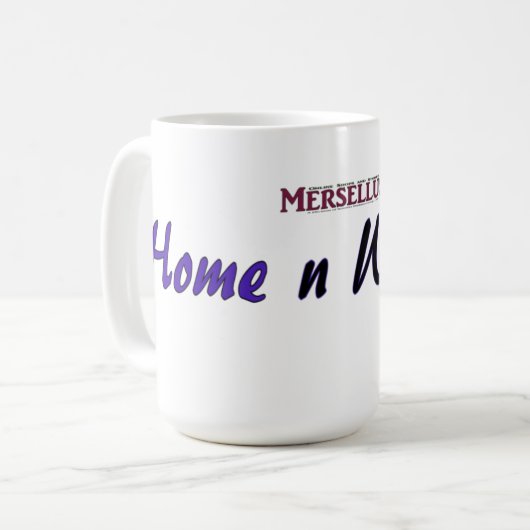 Zuhause n Wear Logo Kaffeetasse (Vorderseite Links)