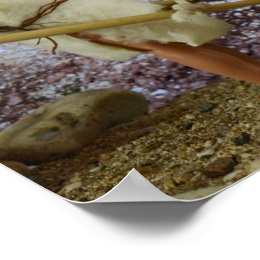 Zuhause nach der Jagd. Poster (Ecke)