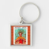 "Zuhause nadelt" Schlüsselanhänger (Vorne)