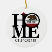 ZUHAUSE Napa Tal Kalifornien Keramik Ornament (Vorne)