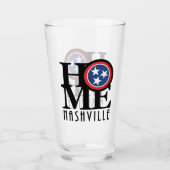 ZUHAUSE Nashville Tennessee Glas (Vorderseite)