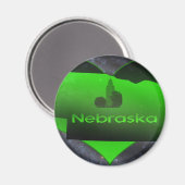 Zuhause Nebraska Magnet (Vorderseite/Rückseite)