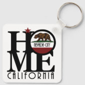 ZUHAUSE Nevada, Kalifornien Schlüsselanhänger (Rückseite)