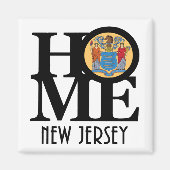 ZUHAUSE New Jersey Magnet (Vorne)