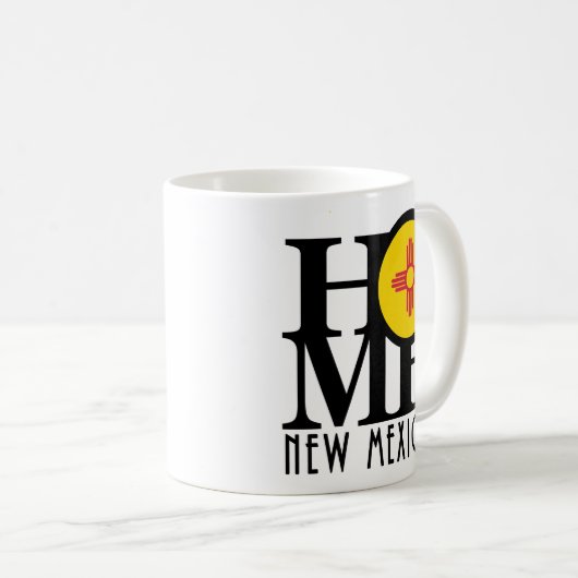 ZUHAUSE New Mexico 11oz Kaffeetasse (VorderseiteRechts)