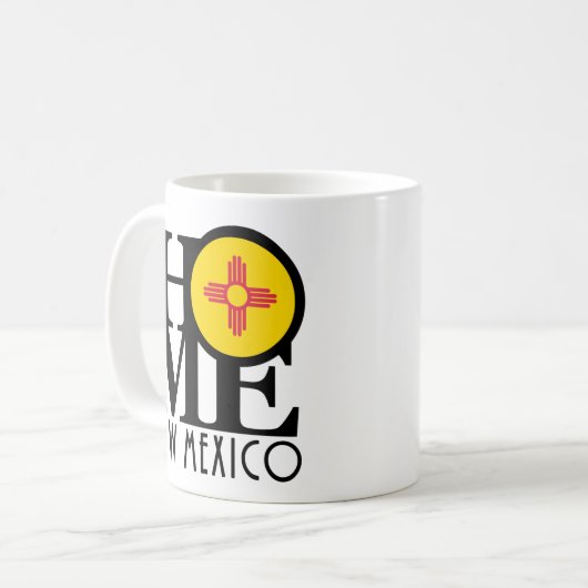 ZUHAUSE New Mexico 11oz Kaffeetasse (Vorderseite Links)