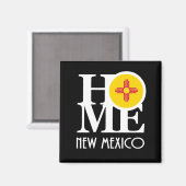 ZUHAUSE New Mexico Magnet (Vorderseite/Rückseite)