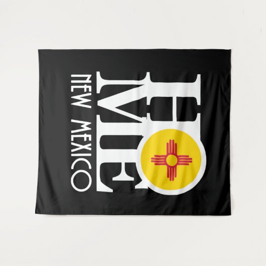 ZUHAUSE New Mexico Wandteppich (Vorderseite (Horizontal))