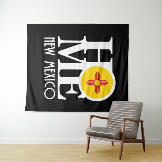 ZUHAUSE New Mexico Wandteppich (Beispiel (Horizontal))