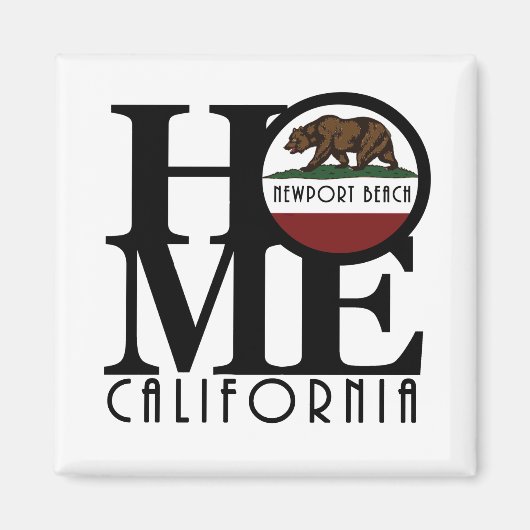 ZUHAUSE Newport Beach Magnet (Vorne)