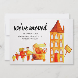 Zuhause "niedliche Familienbewegung" Wir haben ein Ankündigung