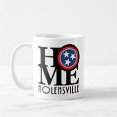 ZUHAUSE Nolensville TN 11oz Kaffeetasse (Links)
