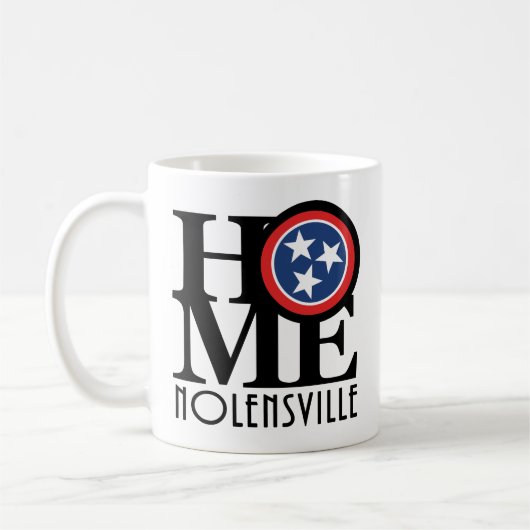ZUHAUSE Nolensville TN 11oz Kaffeetasse (Links)