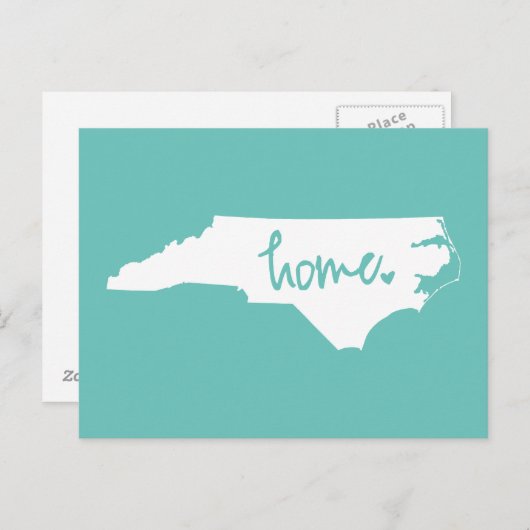 Zuhause North Carolina benutzerdefinierte Farbe Postkarte (Vorne/Hinten)