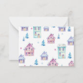 Zuhause-Note-Karte Mitteilungskarte (Rückseite)