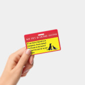 Zuhause-Notfallkarte Ausweis (Handheld)