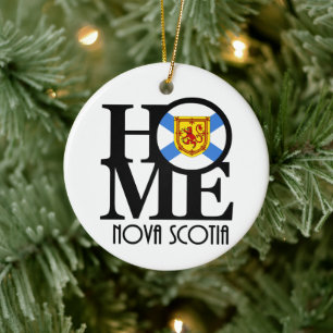 ZUHAUSE Nova Scotia Keramik Ornament