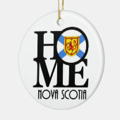 ZUHAUSE Nova Scotia Keramik Ornament (Links)