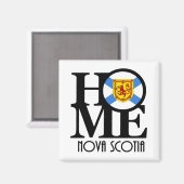 ZUHAUSE Nova Scotia Magnet (Vorderseite/Rückseite)