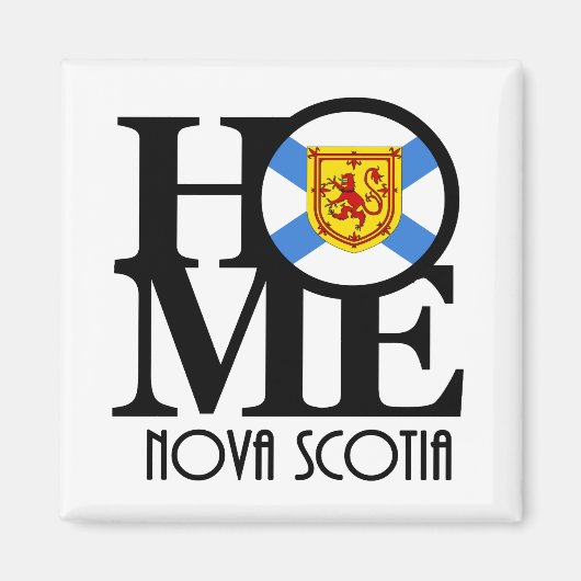 ZUHAUSE Nova Scotia Magnet (Vorne)