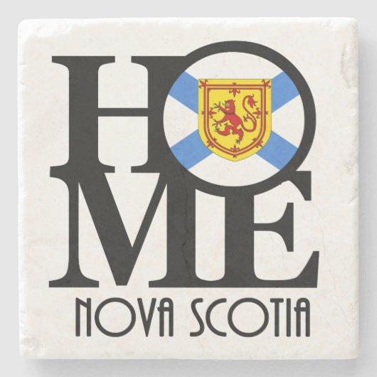 ZUHAUSE Nova Scotia Steinuntersetzer (Vorderseite)