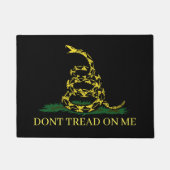 Zuhause oder Work DONT TREAD ON ME Gadsden Snake Fußmatte (Vorderseite)