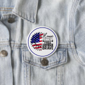 Zuhause of the Free: A Patriotic Bloom Button (Beispiel)