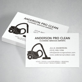 Zuhause & Office Beruflich Clearing Service Visitenkarte