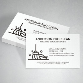 Zuhause & Office Beruflich Clearing Service Visitenkarte