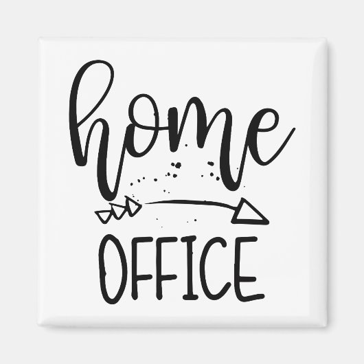 Zuhause Office Fixer-Upper Office Zuhause Workspac Magnet (Vorne)
